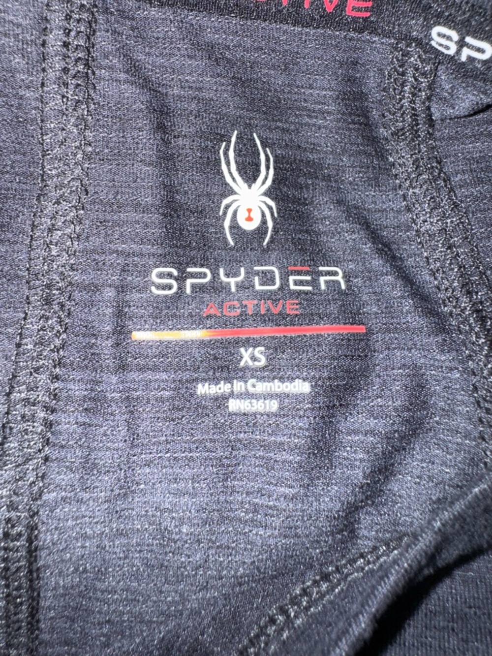 Spyder Black Sleeveless Active Tank Top - Picture 7 of 9